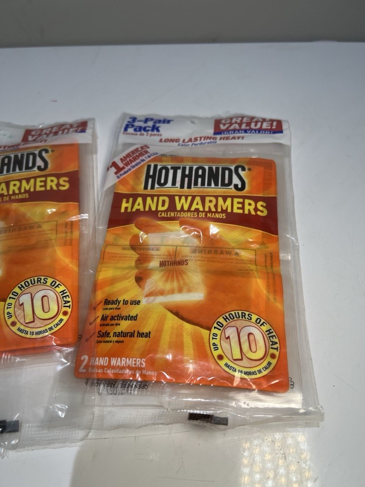 NEW HotHands Hand Warmers 6 Pair Value Pack
