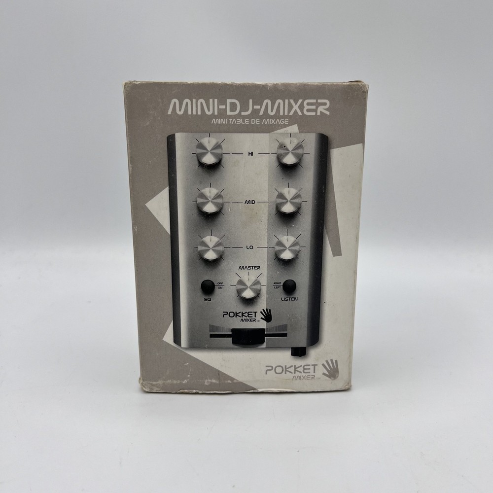 POCKET MIXER Mini-DJ-Mixer (Silver)