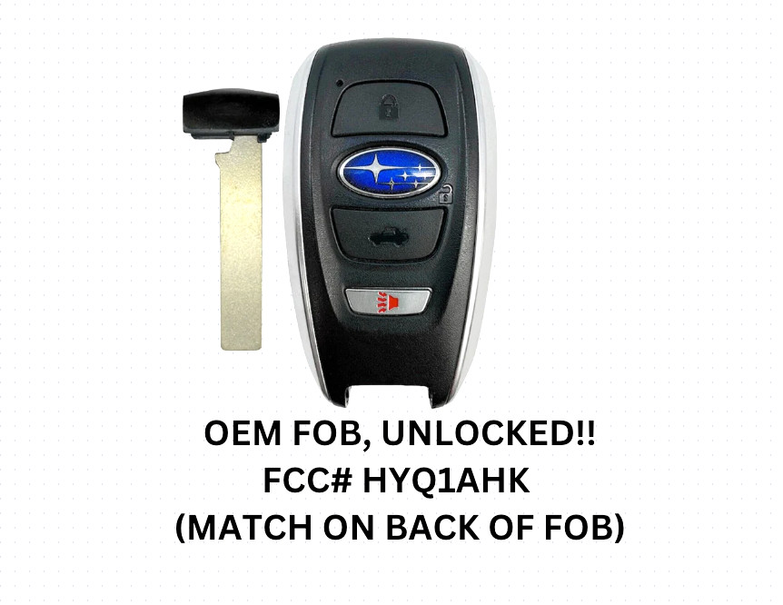 Oem Unlocked Remote Subaru Impreza Legacy Outback WRX Smart Key Fob HYQ14AHK