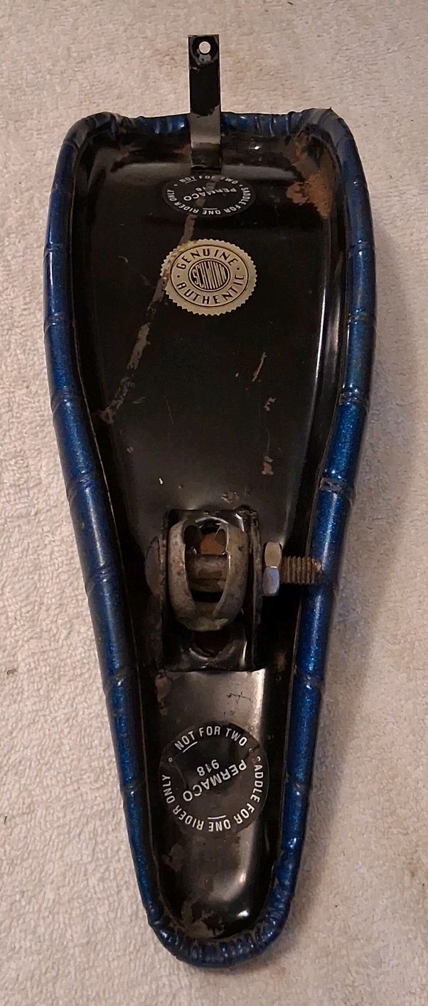 Vintage Schwinn Stingray Pixie 16" Wheel Bike & Blue Sparkle Replacement Seat