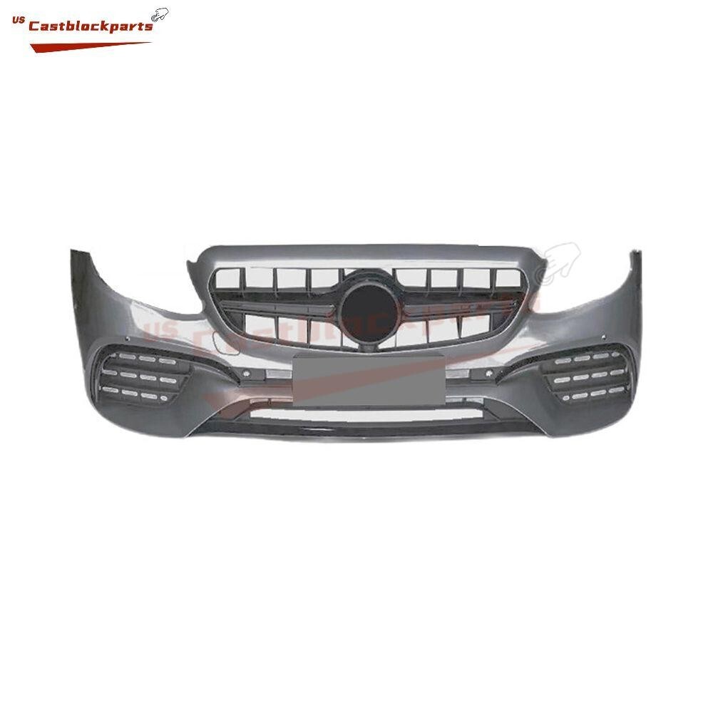 For 2016-2020 Mercedes Benz E Class E300 E400 W213 Facelift E63 AMG Front Bumper