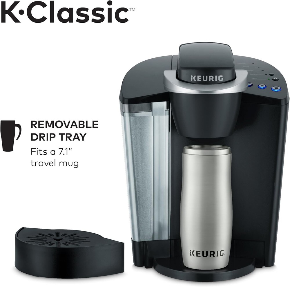 Keurig K-Classic Coffee Maker Programmable Single Serve K-Cup Pod 3 Brew Sizes