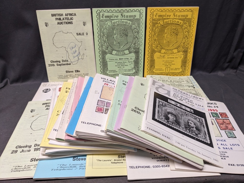 Huge lot of Vintage Postage Stamp Catalogs