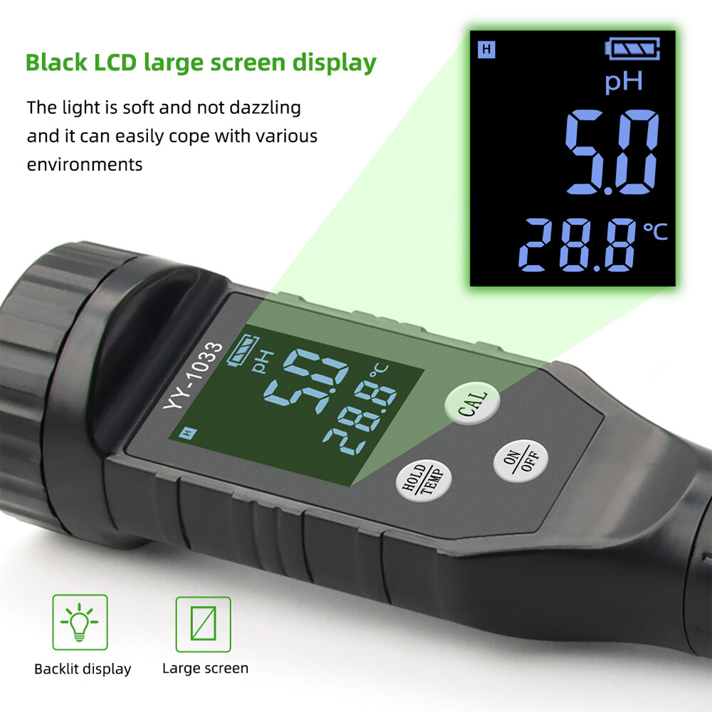 Smart Soil PH Meter 0.0-14.0pH Bluetooth Soil Data Logger Temp Acidity Analyzer