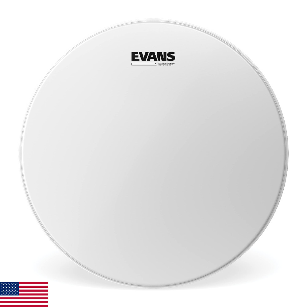 Evans Power Center Reverse Dot Snare Drum Head - 14 Snare Drum Head - Featuring