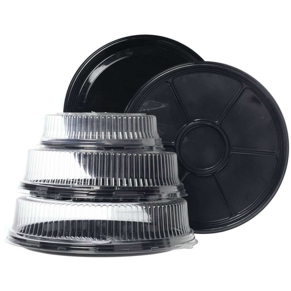 Black 16" Onyx Round Platter