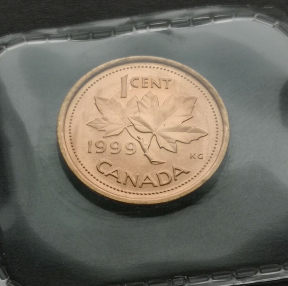 *** CANADA ONE CENT 1999 P *** SEALED PROOF LIKE *** KEY DATE ***