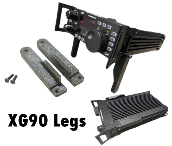 Folding Legs Kick Stand Set for Xiegu G90 HF Radio
