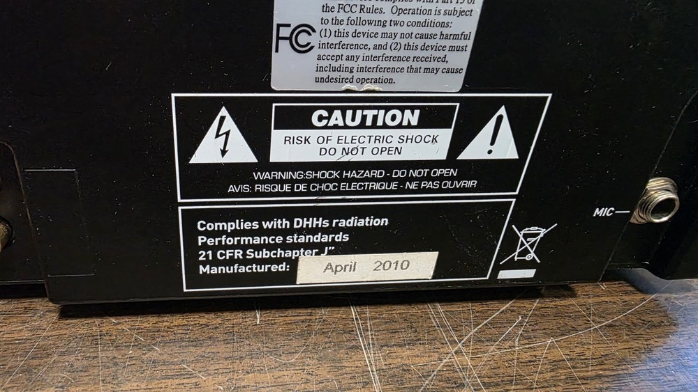 Numark CDMIX1 Professional Dual CD Mixing Console