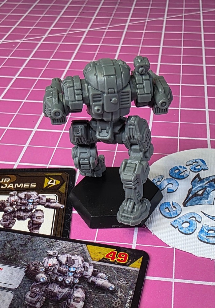 BattleTech Flashman Mech -- Black Remnant Command Lance + Cards