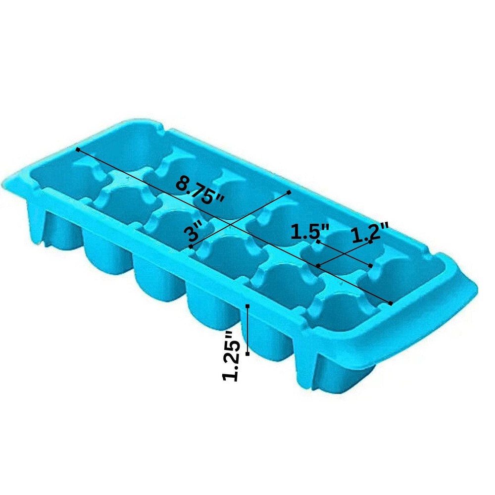 Plastic Ice Cube Trays: 1 Pack