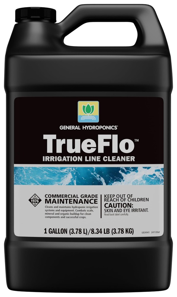 General Hydroponics TrueFlo Irrigation Line Cleaner, 1 gal.