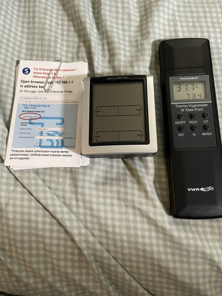 Mixed Lot Traceable VWR Data Loggers Thermometers Hygrometers Timers – Surplus