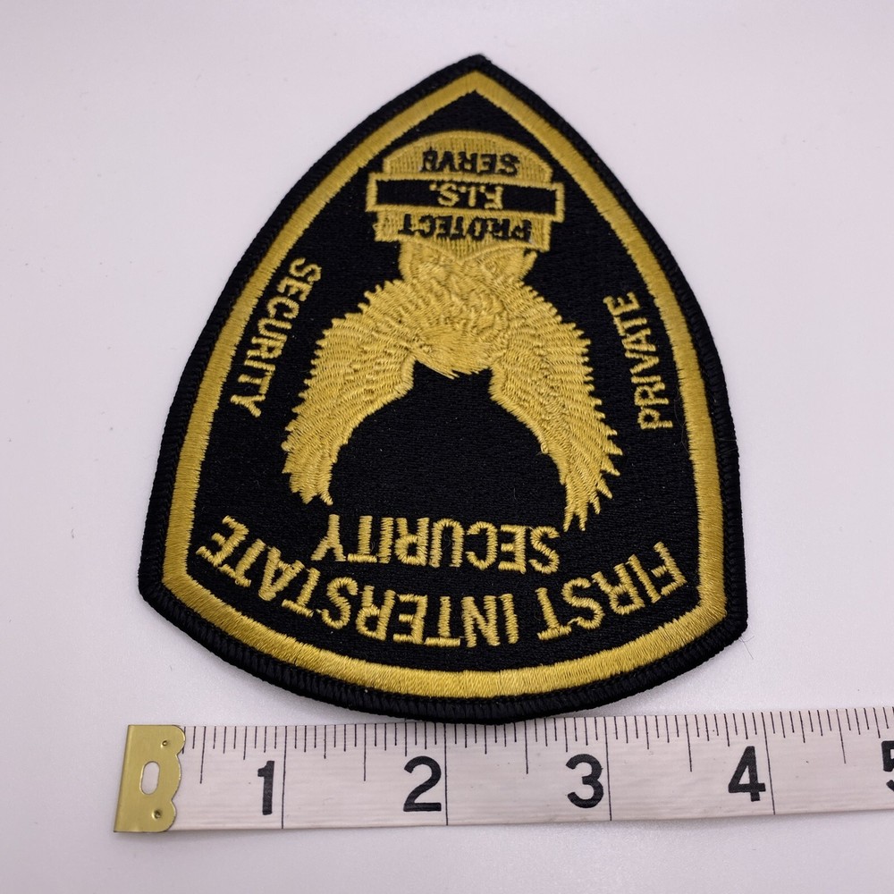 First Interstate Security, Private Security, Embroidered Patch Crest Emblem