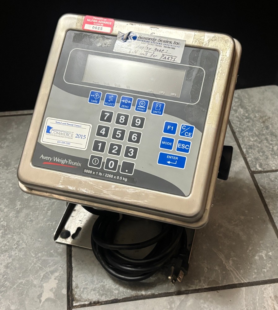 Avery Weigh-Tronix E1010 Weighing Indicator (please read description)