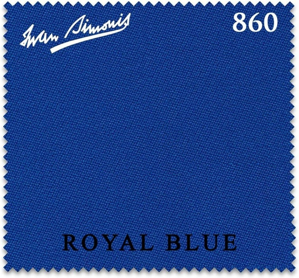 Simonis 860 Pool Table Cloth -Royal Blue 7FT