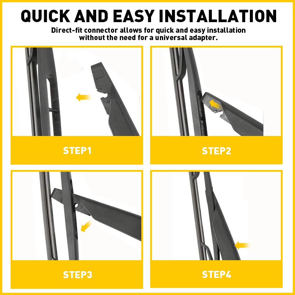 Rear Window Windshield Wiper Arm & Blade Set Replace For 2008-2017 Buick Enclave