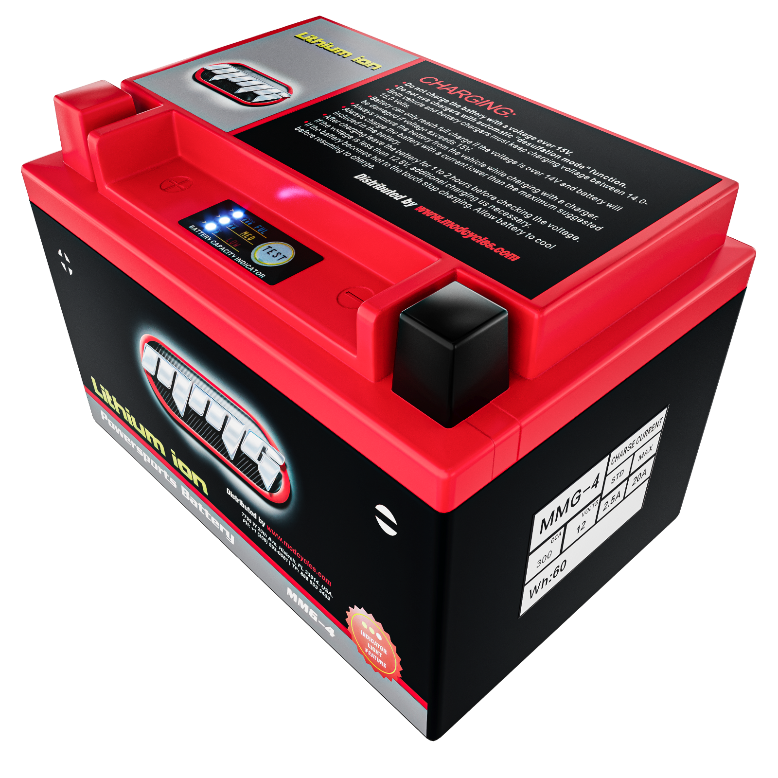 MMG YTZ14S Z14S Lithium Ion Sealed Activated Powersports Battery 12V 300 CCA