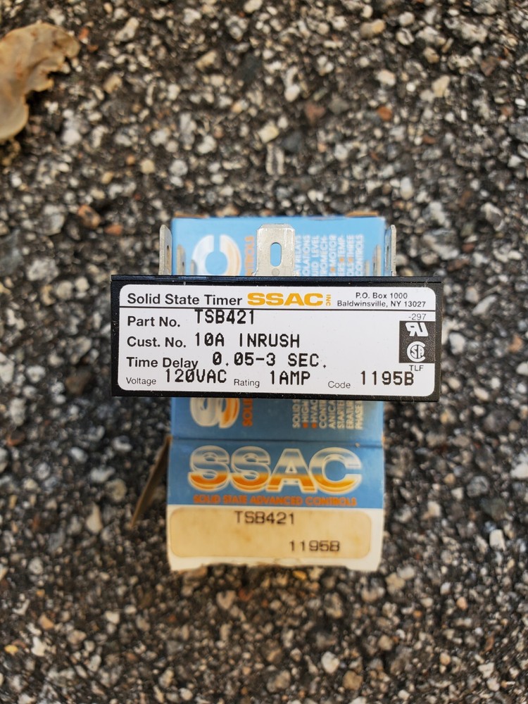 SSAC TSB421 SOLID-STATE TIMING MODULE RELAY