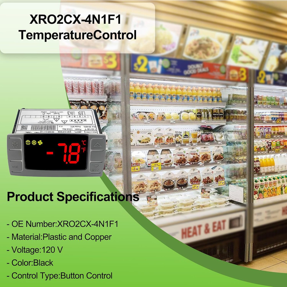 Temperature Controller XR06CX-4N1F1 for Dixell, Programmable Digital Thermostat