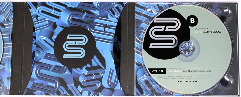 East West Pro Samples 19 Pop Brass Sample/Sound Library/Sampling CD