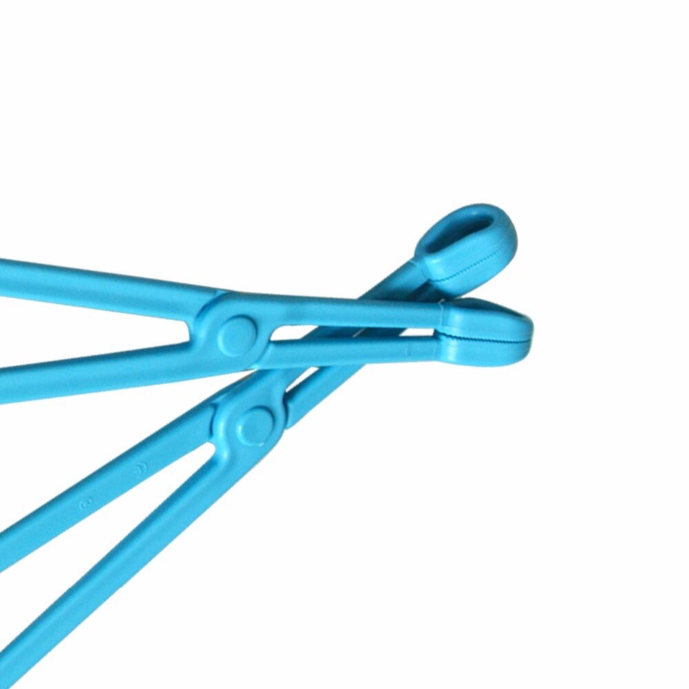 10pcs Plastic Disposable Hemostat Forcep Sponge Forceps Lab Surgical Forceps