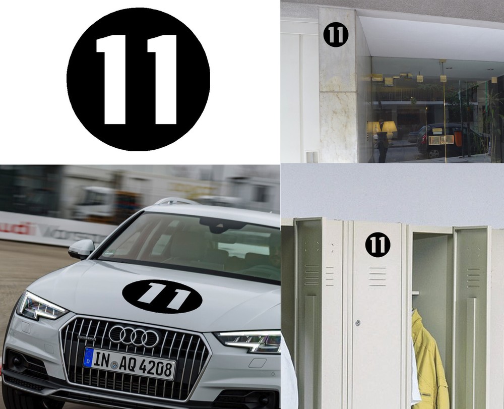 Number 11, Sticker Vinyl, Version Via
