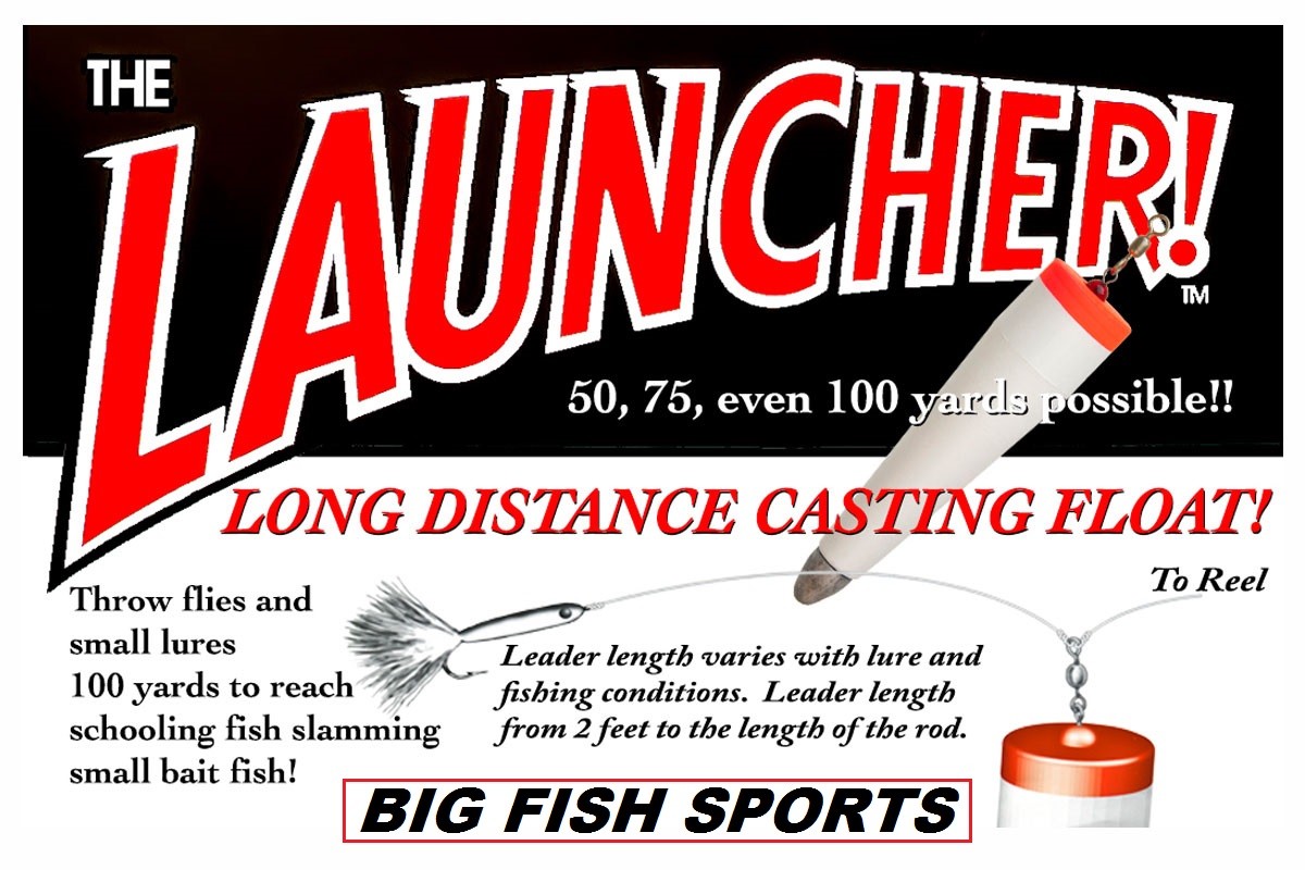 FLEX COAT LAUNCHER Long Distance Casting Float FREE USA SHIPPING! NEW!