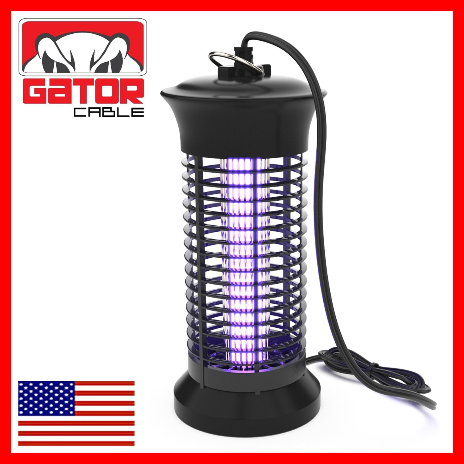 Electric Mosquito Insect Fly Bug Zapper Killer LED Light Trap Pest Control Lamp