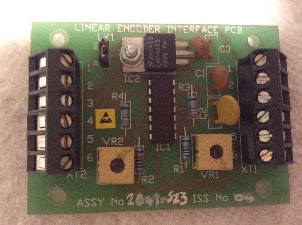 Heidenhain 2061-523 Linear Encoder Interface PCB 2047-522