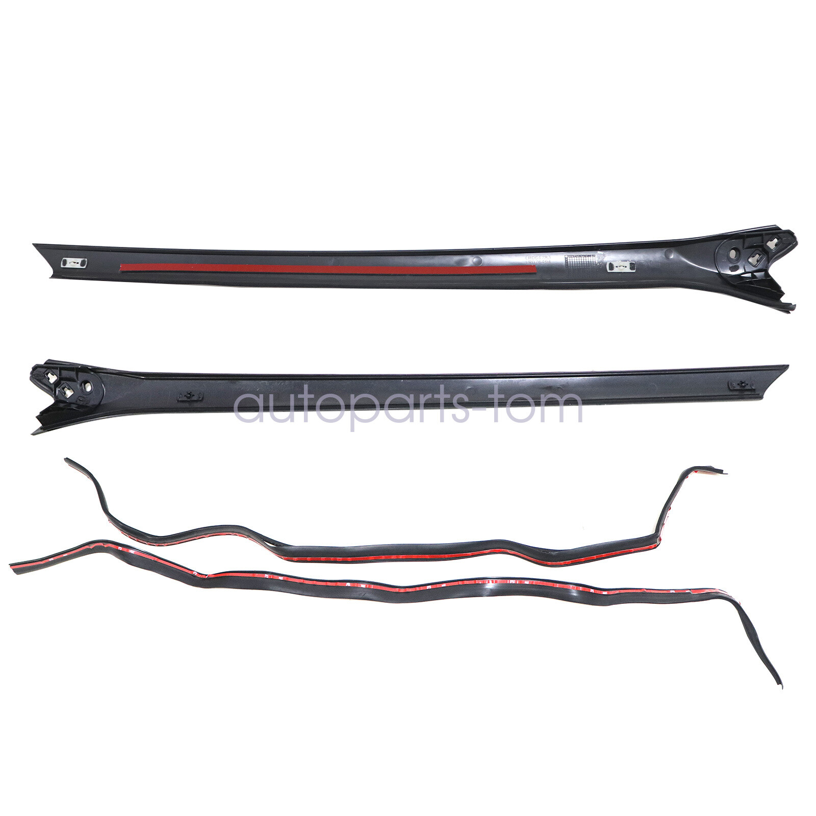 2Pcs Left + Right side FRONT A-PILLAR TRIM Molding For Range Rover 2013-2021 US