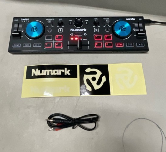 Numark DJ2GO2 Touch 2 Channel Serato Mini DJ Controller - Black