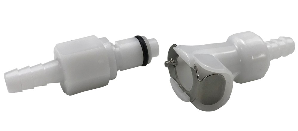 USWE Hydration Pack Hose Quick Seal Coupling Set White