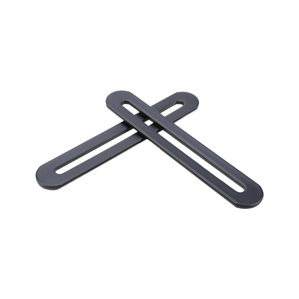 10 PCS Adjustable Flat Bracket with Solt Connector Slideable Slotted Brackets...