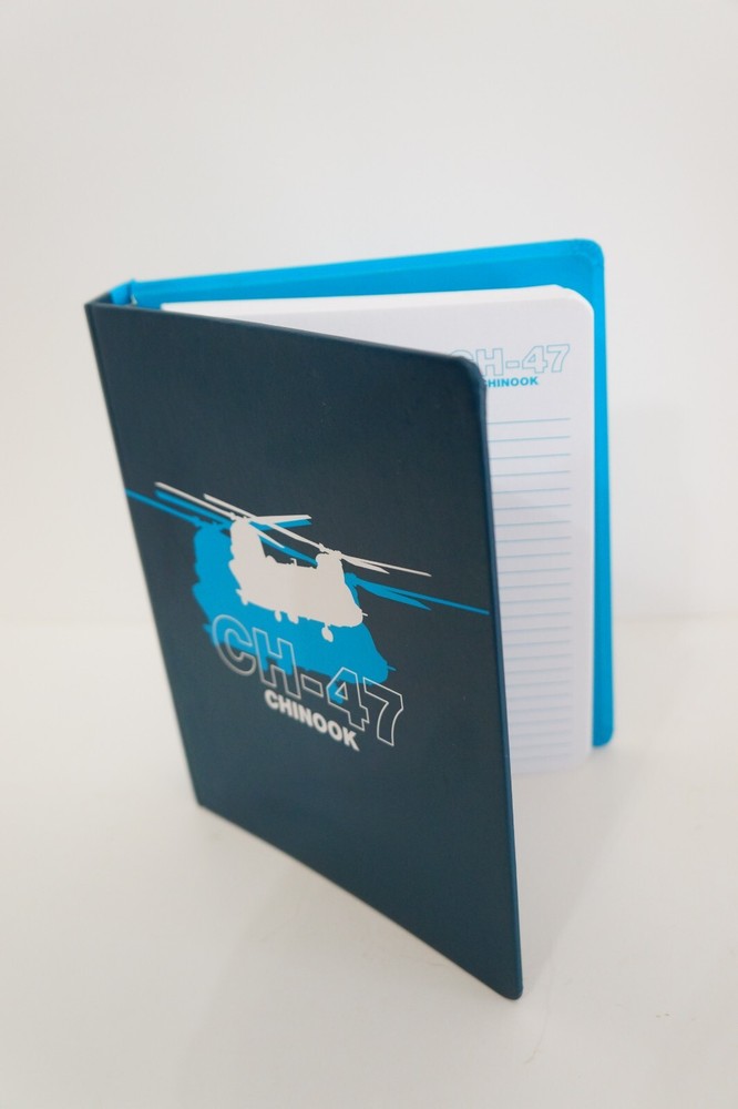 Boeing CH-47 Chinook Military Helicopter Binder Notepad Notebook
