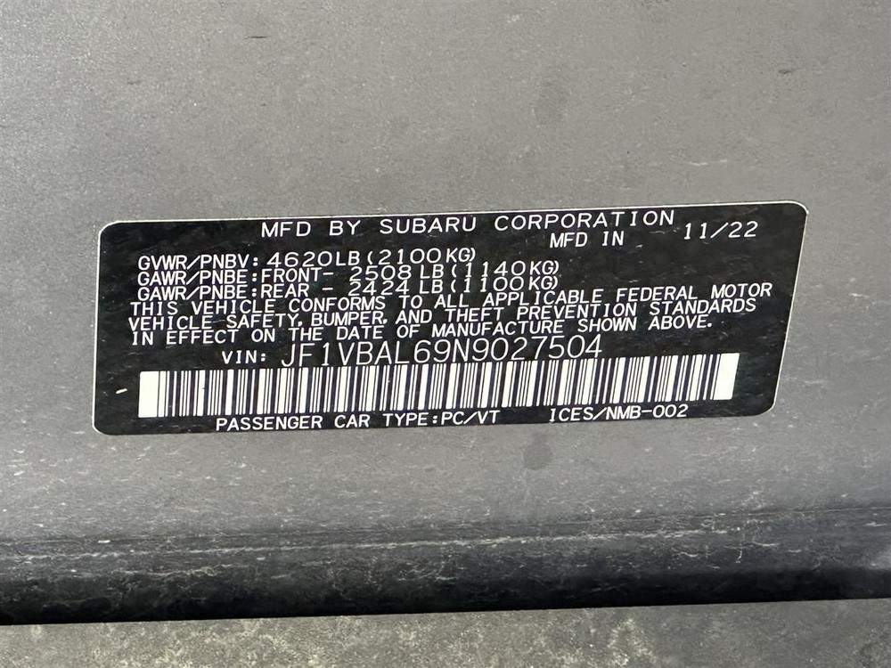 Camera/Projector Camera Front Windshield Fits 22 WRX 2798439