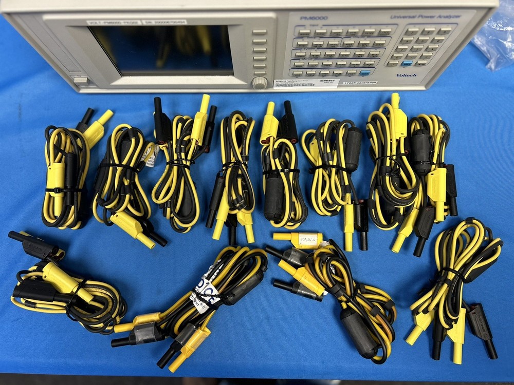 Voltech PM6000 6 Channel, 30A Multi-Phase Power Analyzer *COMPLETE*