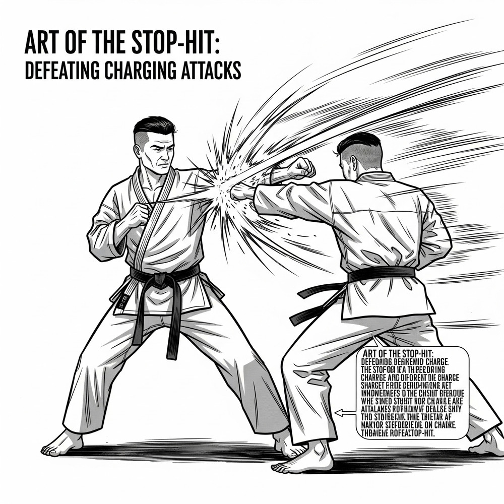 Martial Arts Training; Stop the Charging Attacker with Powerful Punches | BJJ