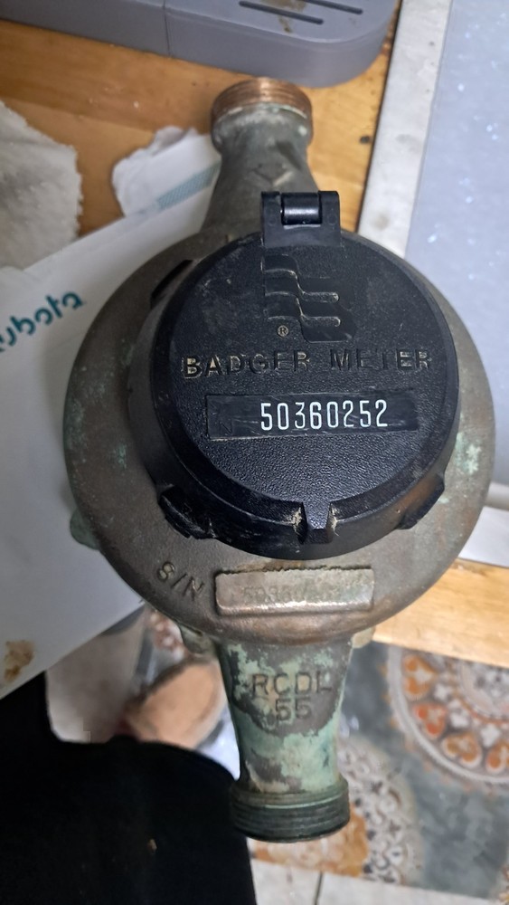 Badger 1" Water Meter