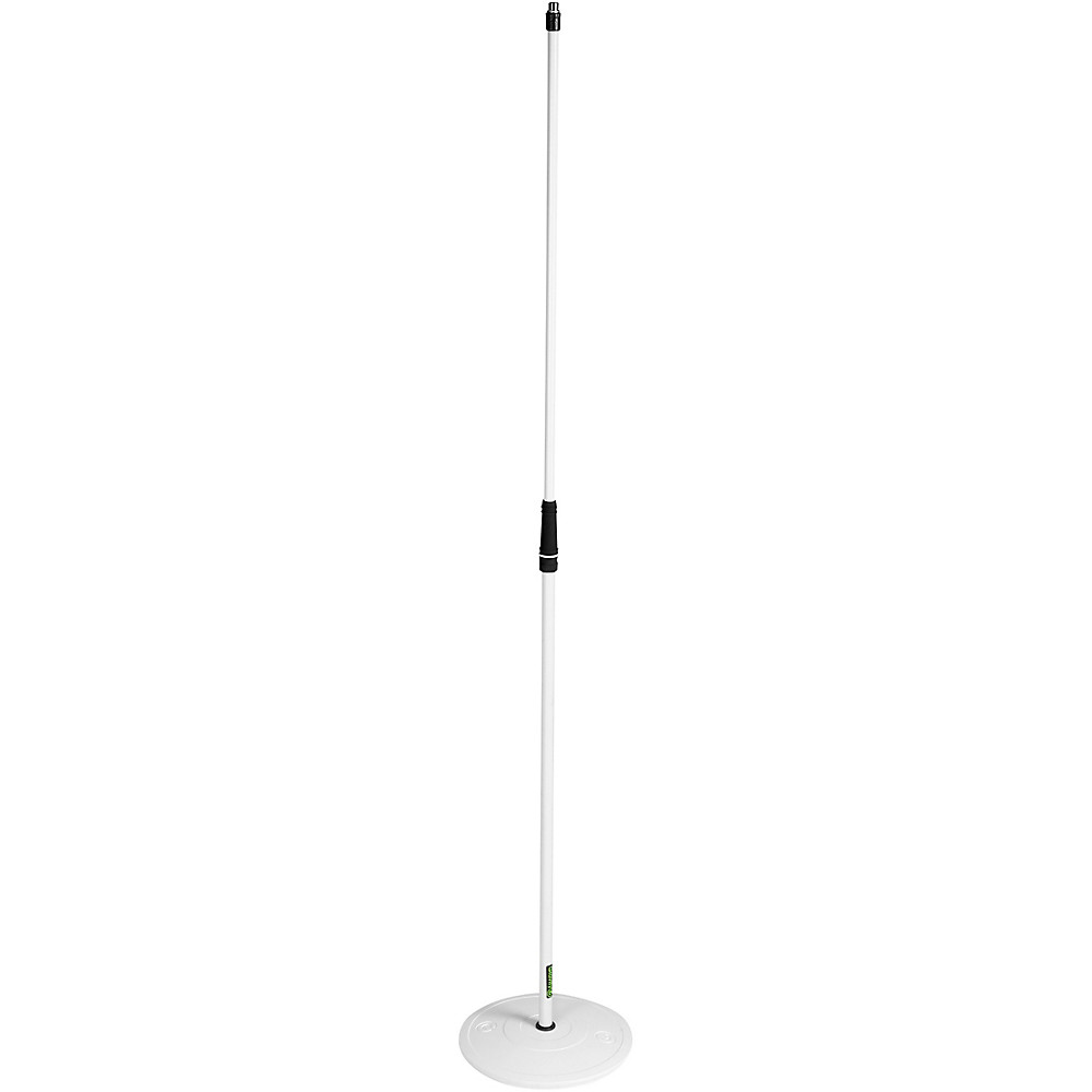 Gravity Stands Microphone Stand With Round Base - White LN