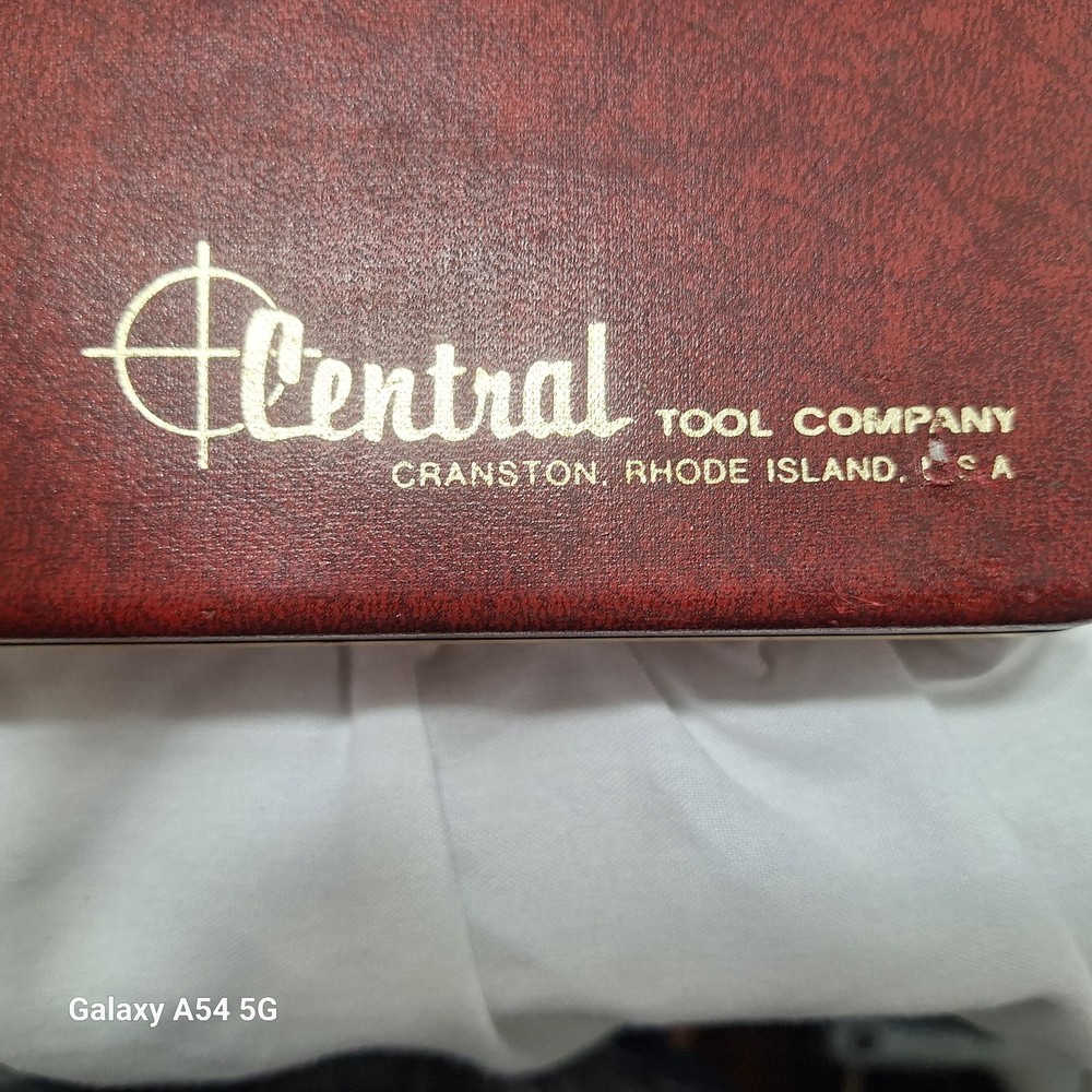 Micrometer Central Tool Co. Tool Set With Case