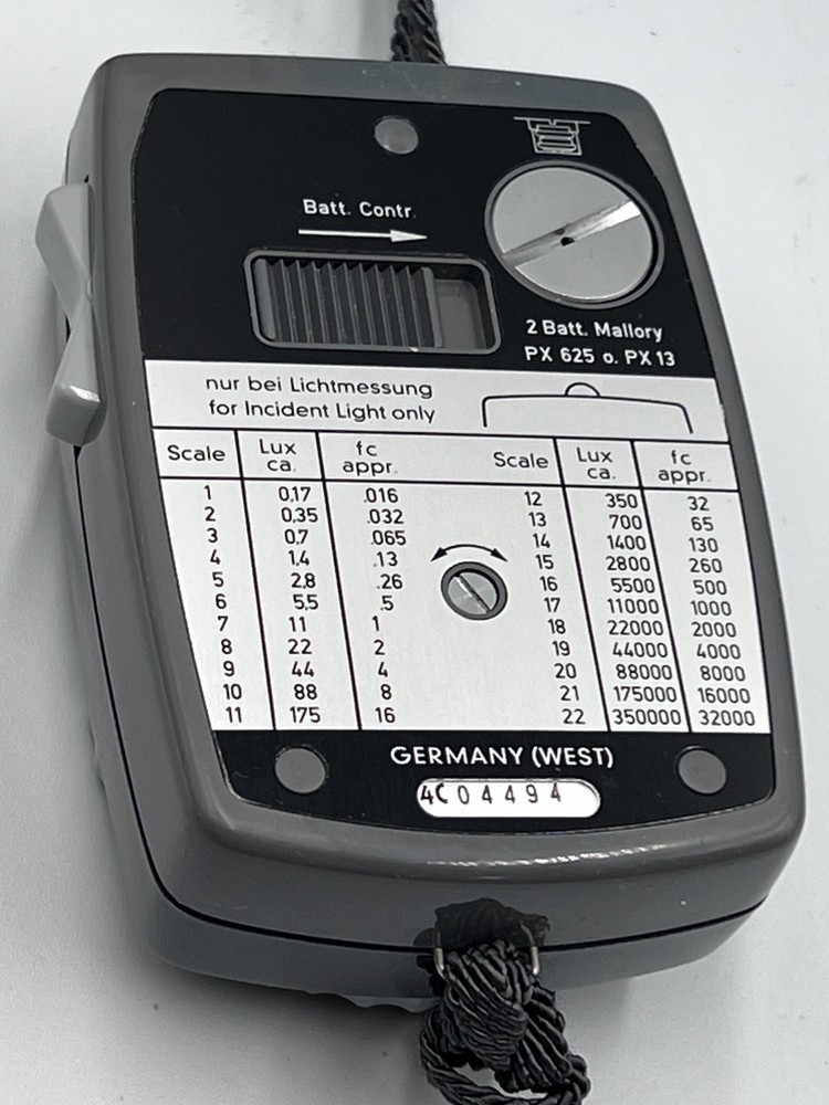 ⭐⭐Gossen Luna-Pro Exposure Meter with Vari-Angle Tele Attachment (Excellent!!)⭐⭐