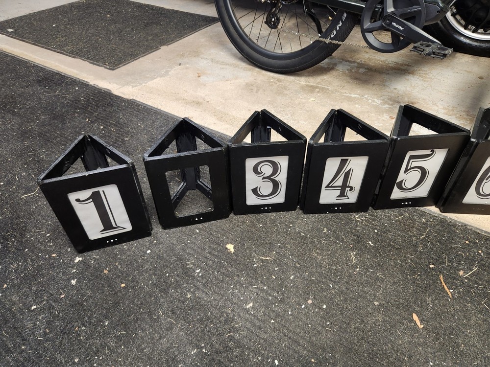 Table Centerpieces With Numbers (Qty 20)