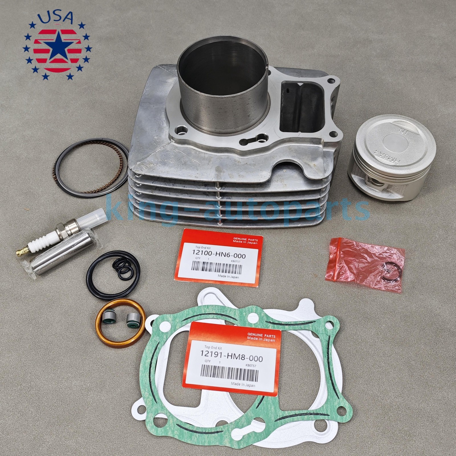 OEM New Top End Rebuild Kit Cylinder For Honda Recon 250 TRX 250 1997-2020