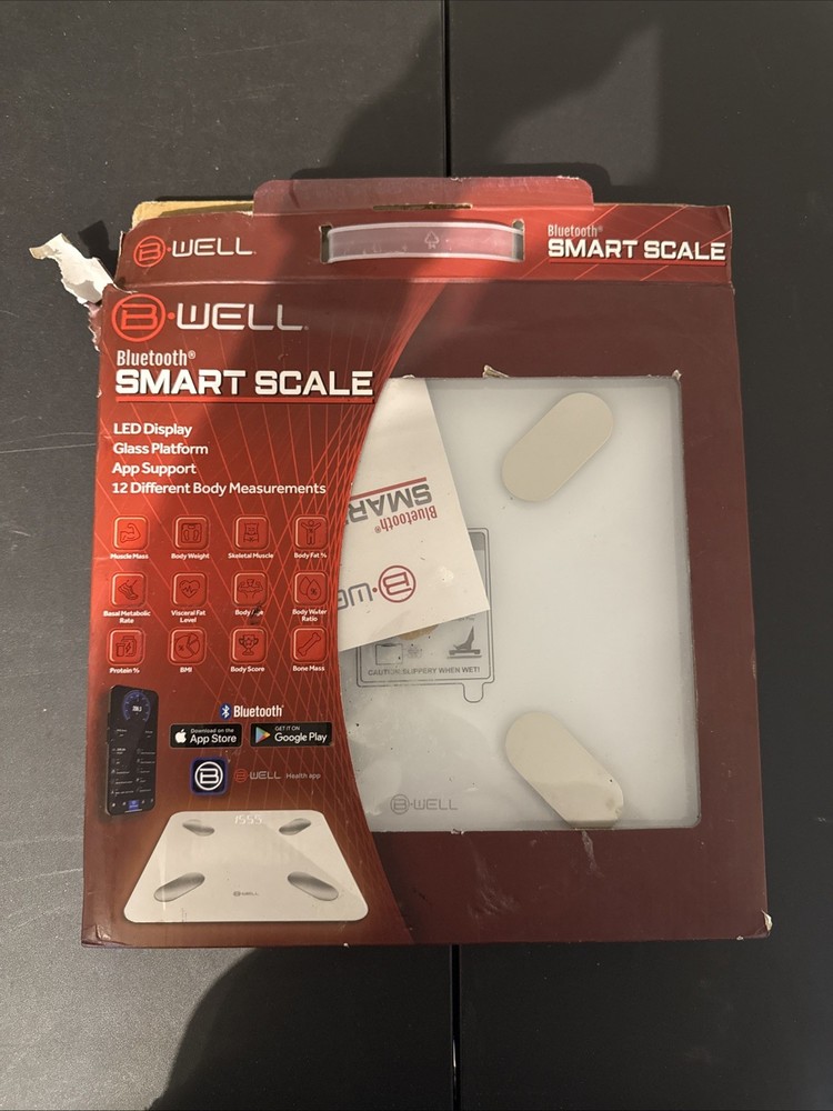 BWell Bluetooth Smart Scale BW_HW_SS-100-WT
