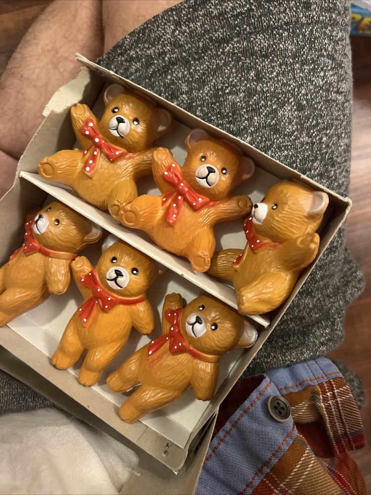 Current Inc Decorative Light Covers Bears Plastic 2” New Sealed Box -12 Covers-