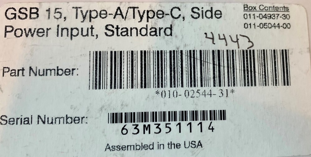 USB Charger 010-02544-31 New