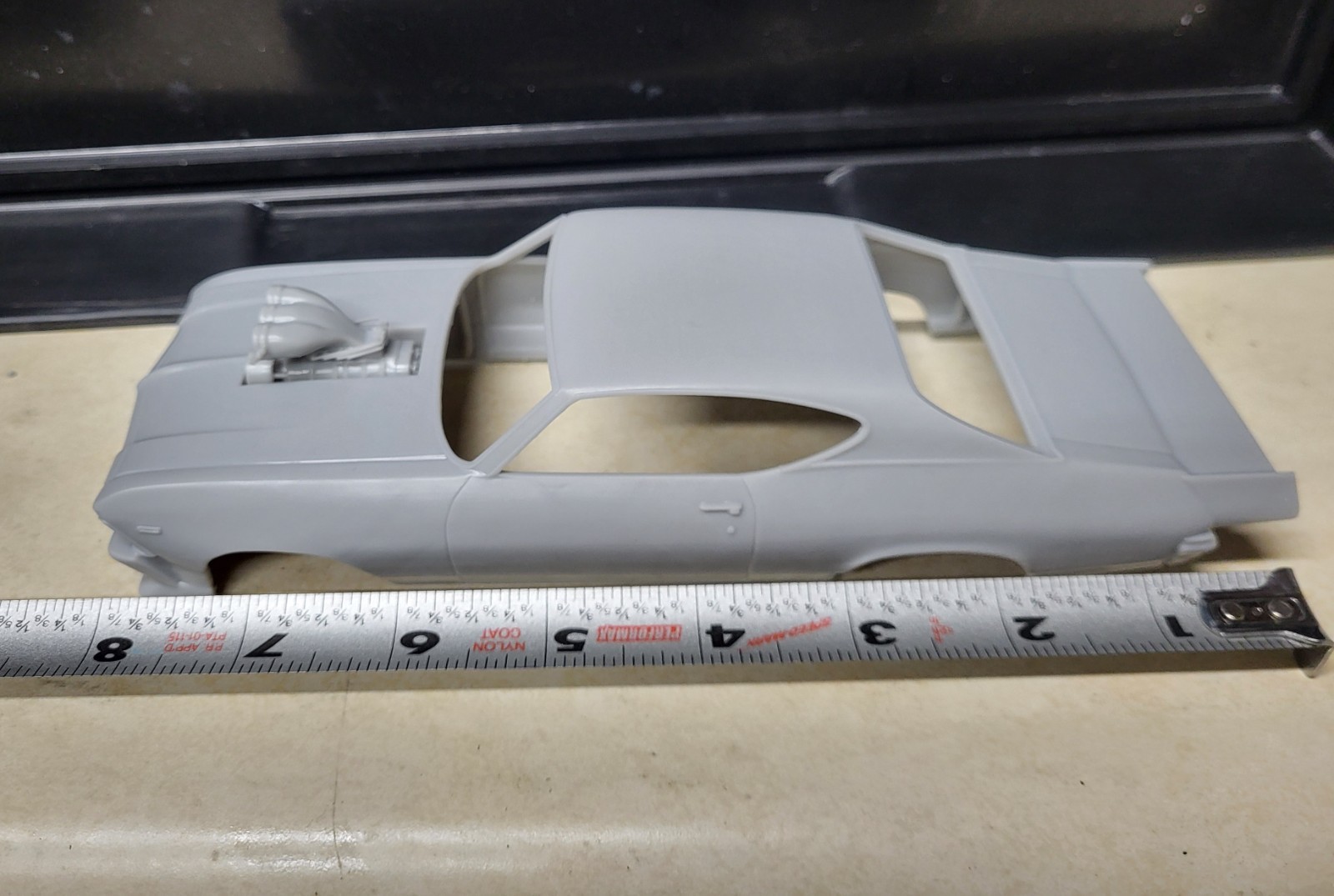 1/24 scale resin 3d printed Outlaw Blown Chevy Chevelle drag body slot car