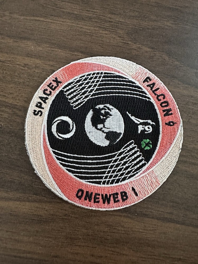SpaceX OneWeb 1 PROGRAM MISSION PATCH 3.5”