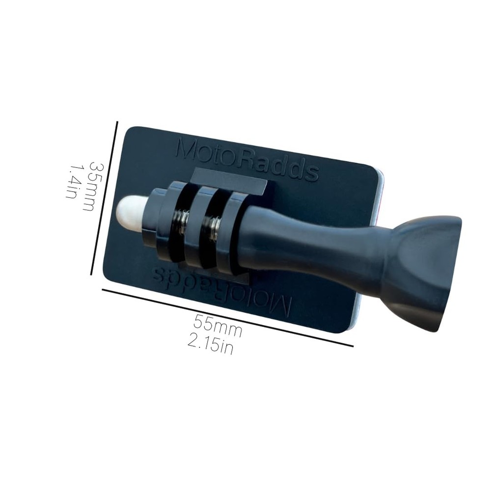 FLEX Classic flexible adhesive action camera mount for motorcycle windscreens...